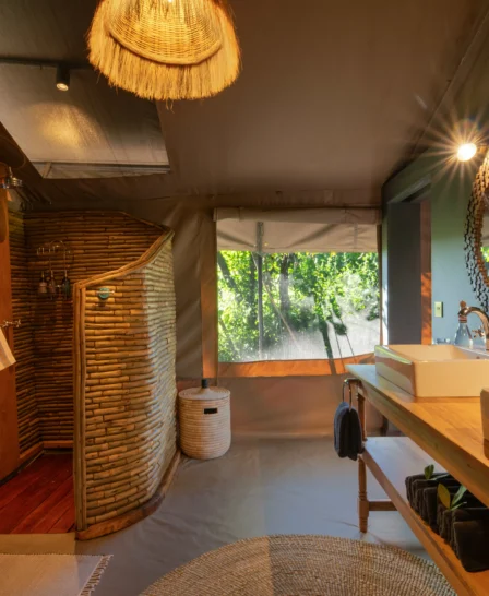 Bathroom, Rekero Camp, Maasai Mara, Kenya