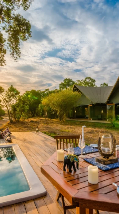 salas camp outdoor pool kenya