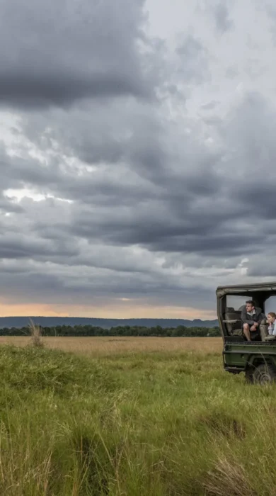 game drive, governors il moran camp, maasai mara, kenya