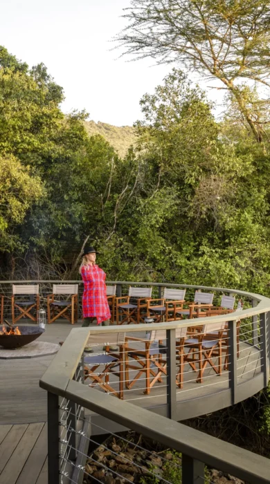 Sanctuary Olonana riverside firecore deck