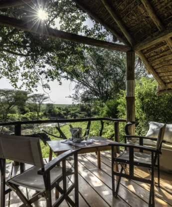 veranda basecamp maasai mara kenya yellow zebra safaris
