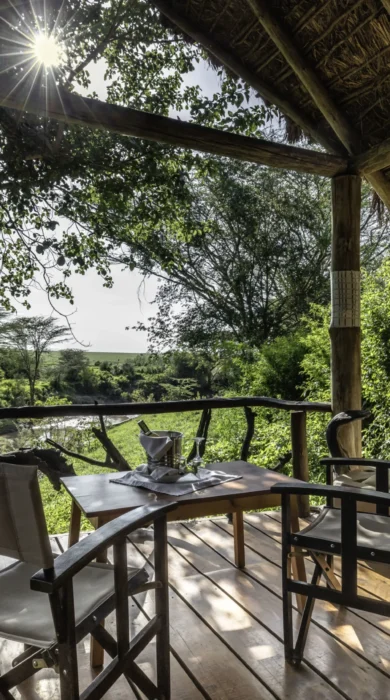 veranda basecamp maasai mara kenya yellow zebra safaris
