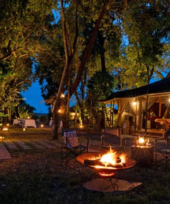 sand rivers tanzania main camp fire