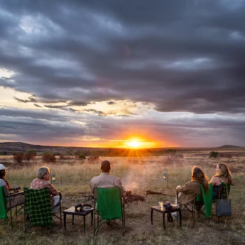 sand rivers tanzania sunset