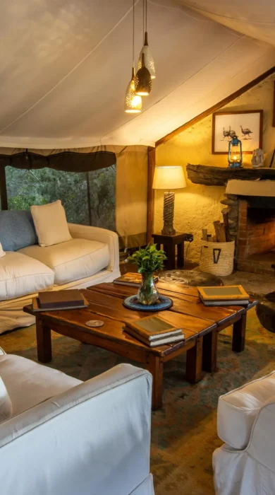 Tent Lounge, Offbeat Mara Camp, Maasai Mara, Kenya