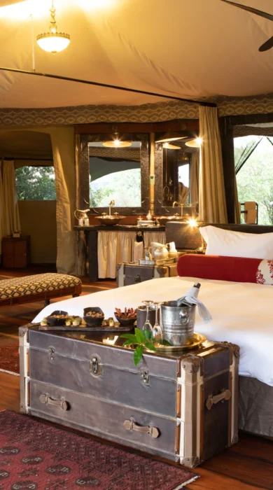 double bedroom, mara plains camp, greater mara, kenya