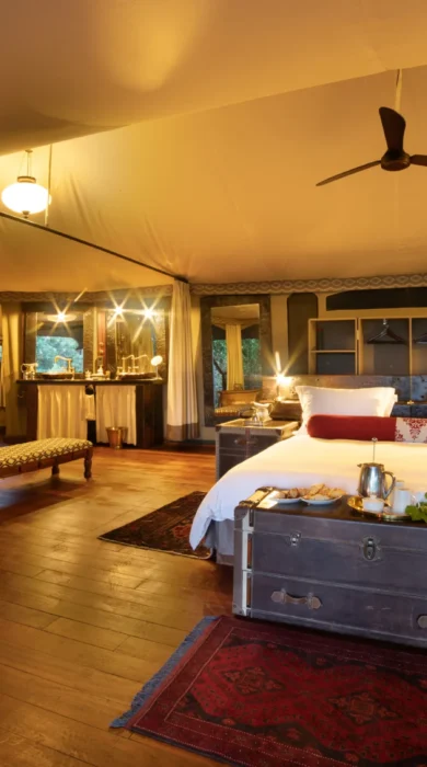 bedroom, mara plains camp, greater mara, kenya