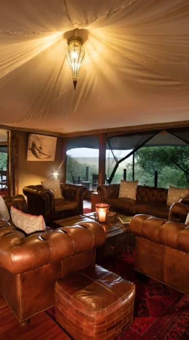 main area, mara plains camp, greater mara, kenya