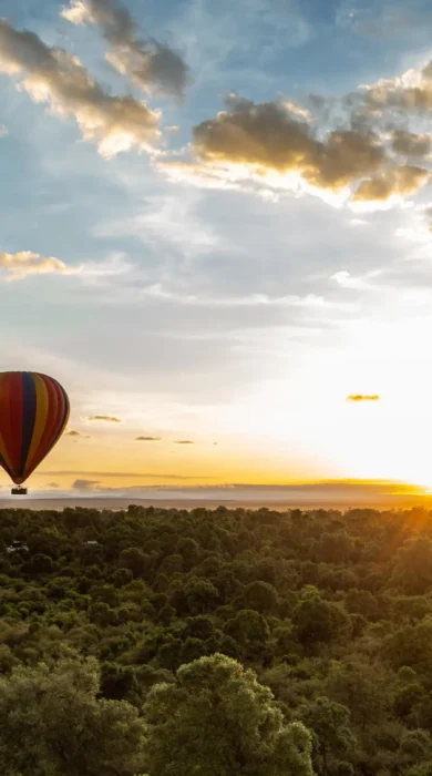 Hot Air Ballooning, Angama Mara, Masaai Mara, Kenya