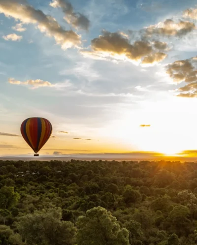 Hot Air Ballooning, Angama Mara, Masaai Mara, Kenya