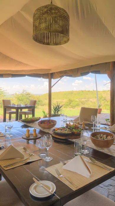 Dining, Kicheche Valley, Greater Mara Conservancies, Kenya