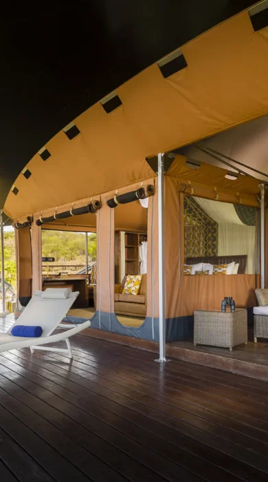 mahali mzuri tent 3 balcony