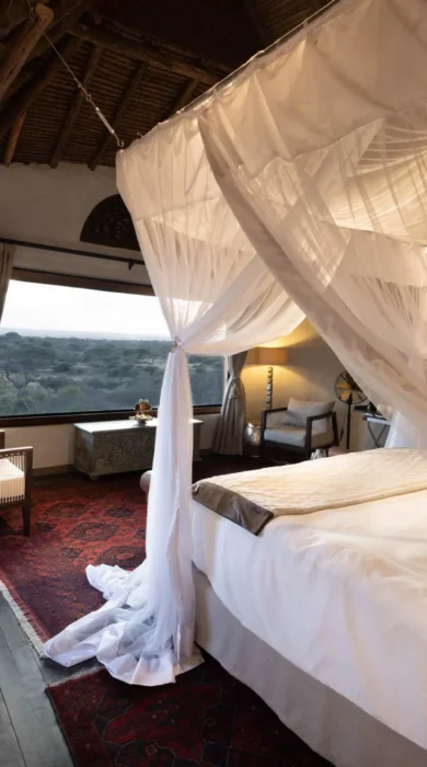 Room View, OI Donyo Lodge, Amboseli, Kenya