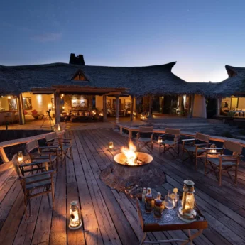 Main Deck, OI Donyo Lodge, Amboseli, Kenya