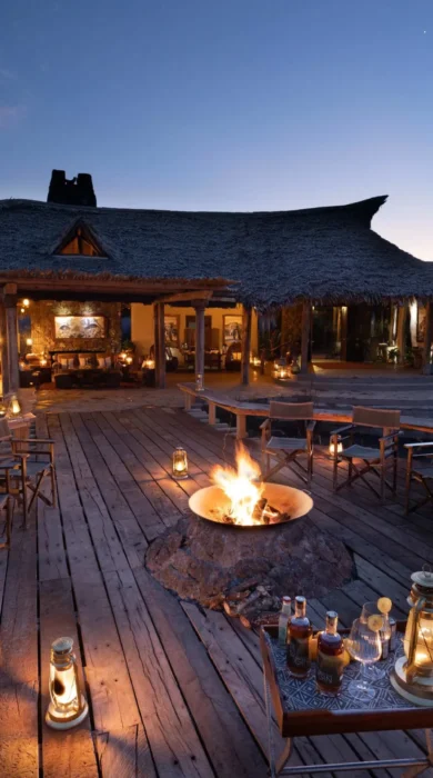 Main Deck, OI Donyo Lodge, Amboseli, Kenya