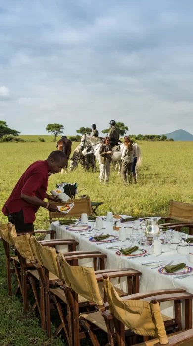 Bush Breakfast, OI Donyo Lodge, Amboseli, Kenya