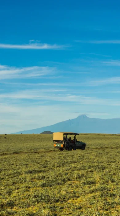 Game Drive, OI Donyo Lodge, Amboseli, Kenya