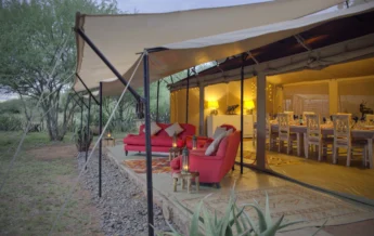 karisia walking safaris tumaren camp exterior yellow zebra safaris