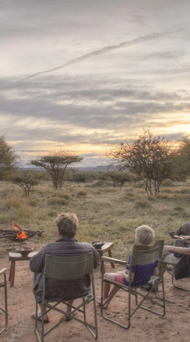 karisia walking safaris sundowners yellow zebra safaris