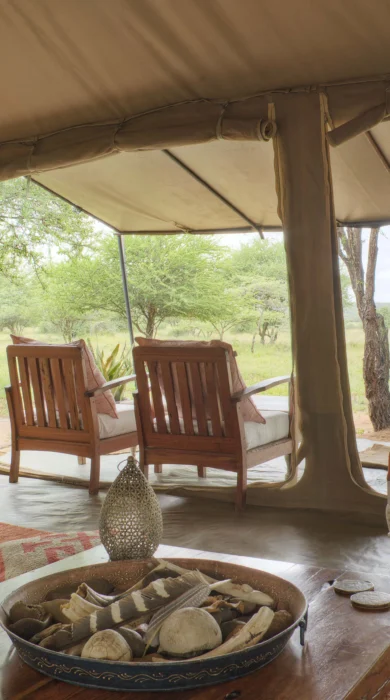 karisia tumaren camp sitting area yellow zebra safaris