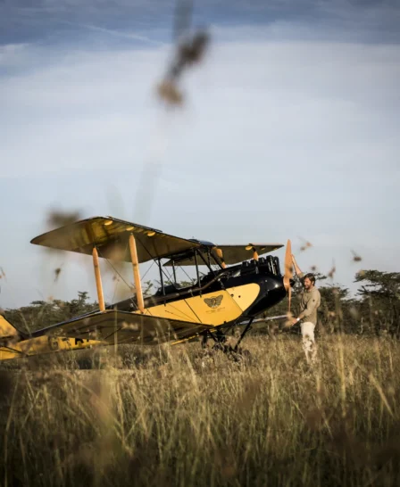 Plane in africa