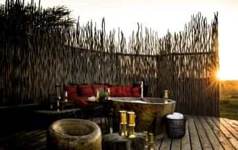 Private outdoor bath