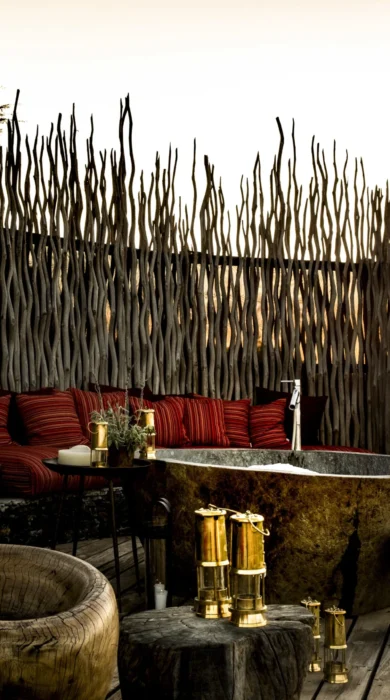 Private outdoor bath
