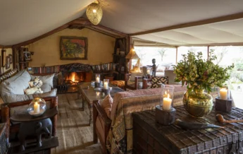 enasoit mess tent kenya yellow zebra safaris
