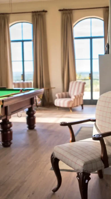Billiards room, Governors Mugie House, Kenya