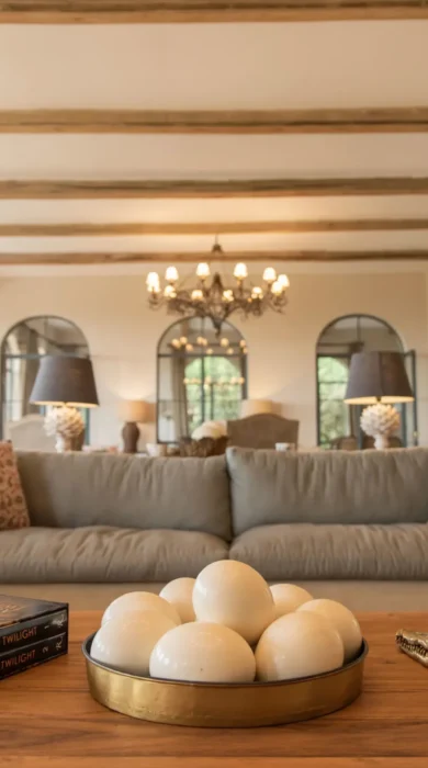Lounge area at Governors Mugie House, Kenya