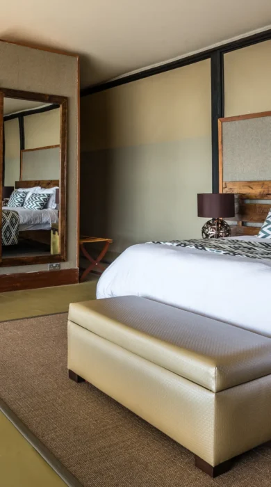 the cliff double bedroom kenya yellow zebra safaris