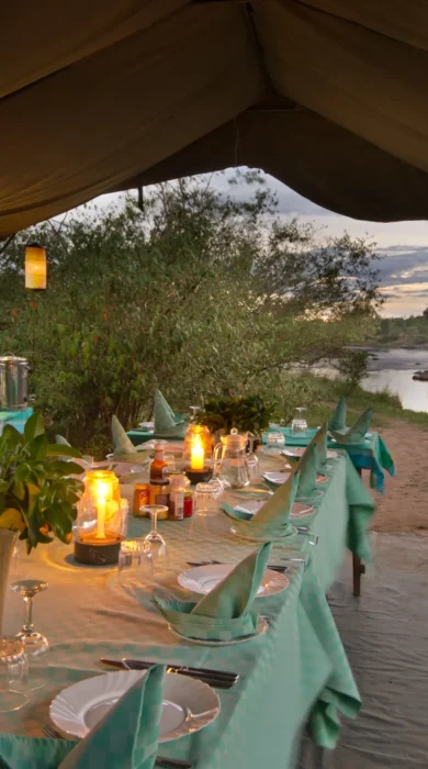 offbeat riding safaris dining kenya yellow zebra safaris