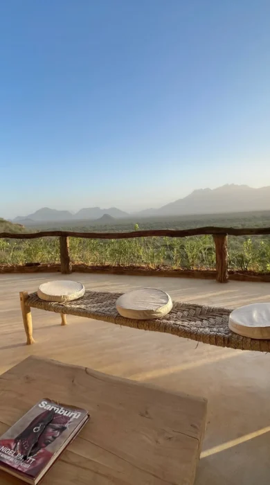 look out, aerial view, reteti house, mathews range, kenya