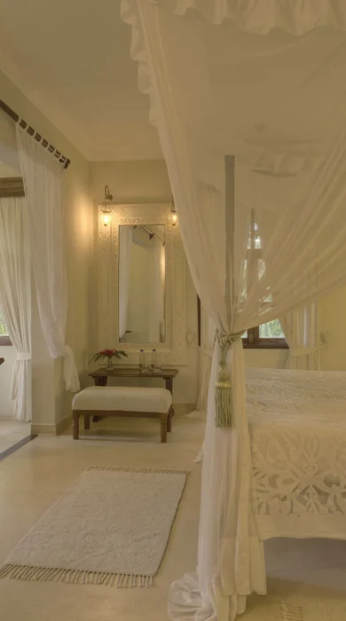 Almanara villas double bedroom kenya yellow zebra safaris