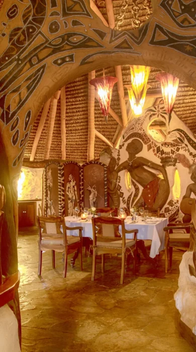 chui lodge main area kenya yellow zebra safaris