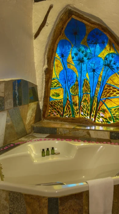 chui lodge bathroom kenya yellow zebra safaris