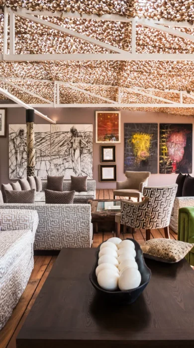 Lounge area, The Deck Restaurant at Eden Nairobi
