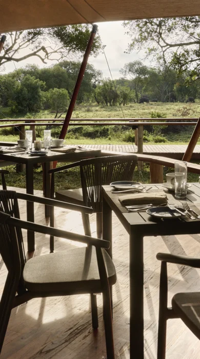 Dining Area, Sanctuary Tambarare, Laikipia, Kenya