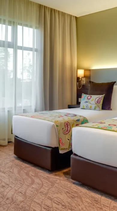 twin room, tamarind tree hotel, nairobi, kenya