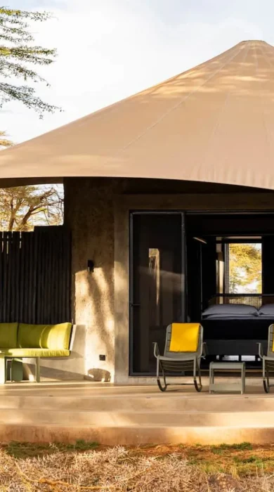 Tent, Angama Amboseli, The Chyulu Hills, Kenya