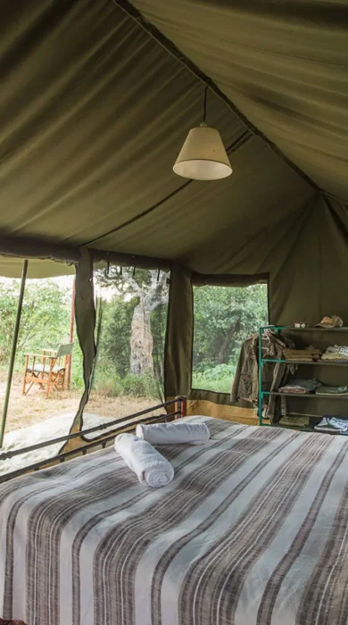 double bedroom tent, siruai mobile camp, laikipia, kenya