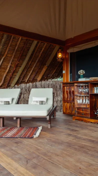 Verandah, Soroi Larsens, Samburu NR, Kenya