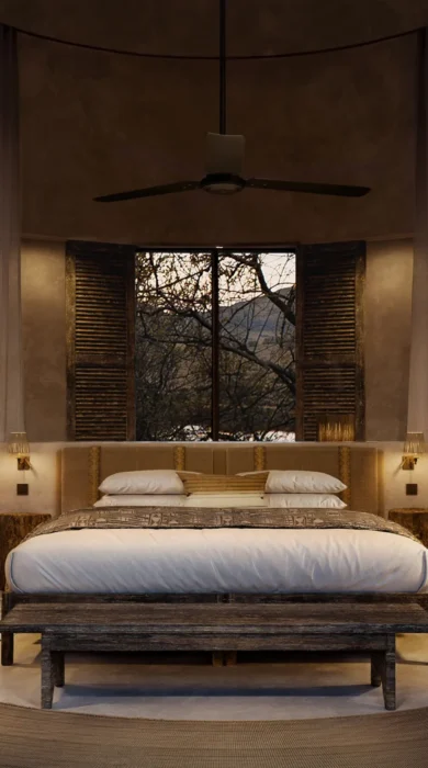 Bedroom, Suyian Lodge, Laikipia, Kenya