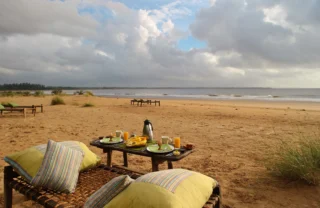 beach breakfast, malindi and watamu beach, kenya