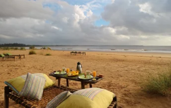 beach breakfast, malindi and watamu beach, kenya