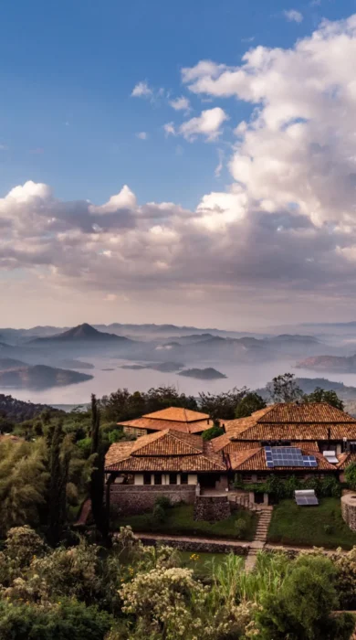 Aerial View, Virunga Lodge, Volcanoes National Park, Rwanda