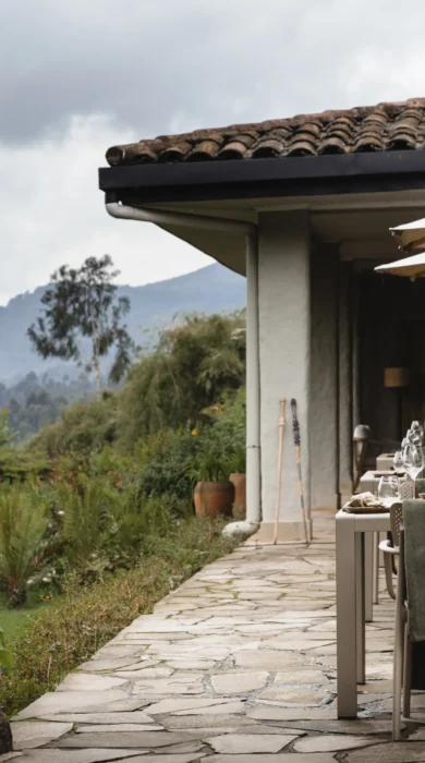 Outdoor Dining, Sabyinyo, Volcanoes National Park, Rwanda
