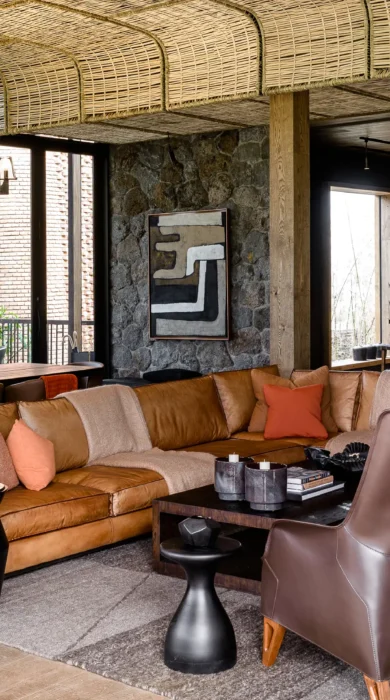 singita kataza house rwanda main area yellow zebra safaris