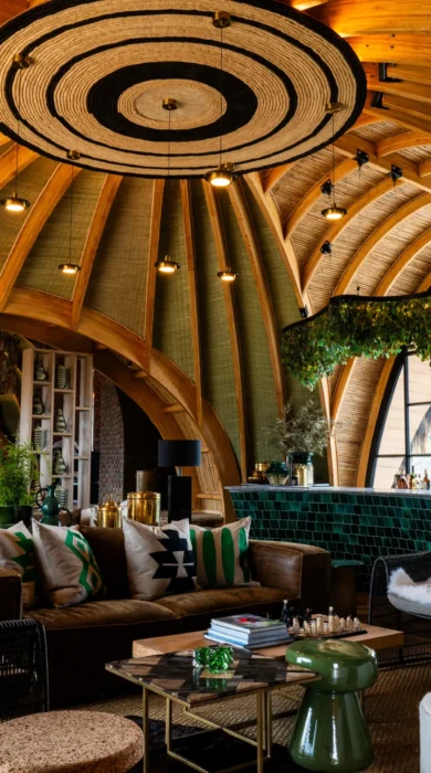 Lounge, Bisate Reserve, Volcanoes National Park, Rwanda