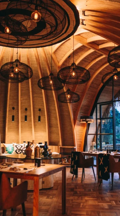 Dining, Bisate Reserve, Volcanoes National Park, Rwanda